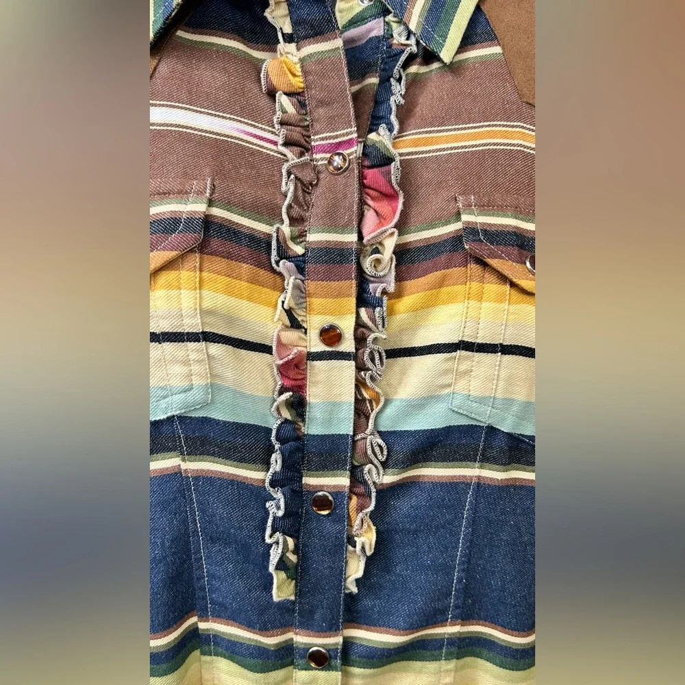 Tasha Polizzi Colt 44 Serape Cotton Tunic Dress - Picture 4 of 4